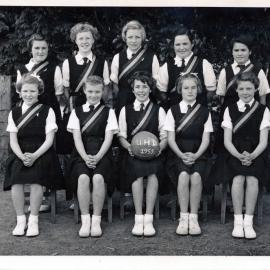 Upper Hutt School Netball Team D; 1955