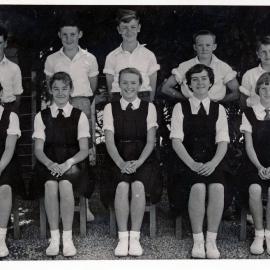 Upper Hutt School, unidentified sports team; c.1955