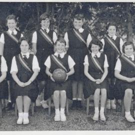 Upper Hutt School, Netball Team D; 1958