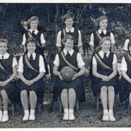 Upper Hutt School, Netball Team B; 1958