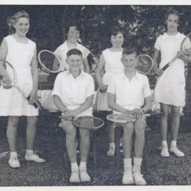 Upper Hutt School, Form 1 Tennis Team; 1958
