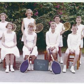 Upper Hutt School, Tennis Team A; 1960