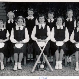 Upper Hutt School, girls' softball team; 1960