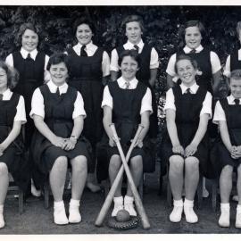 Upper Hutt School, girls' softball team; c.1960