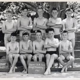 Upper Hutt School, boys' swimming team; 1961