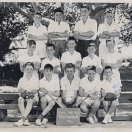 Upper Hutt School, boys' softball team; 1961