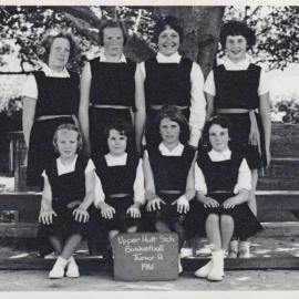 Upper Hutt School, Netball Junior Team A; 1961