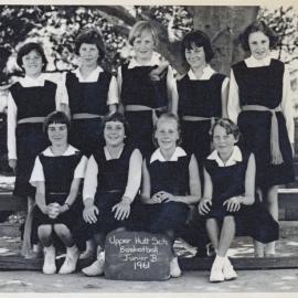 Upper Hutt School, Netball Juniors Team B; 1961