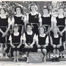 Upper Hutt School, Netball Seniors Team B; 1961