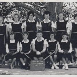 Upper Hutt School, girls' softball team; 1961