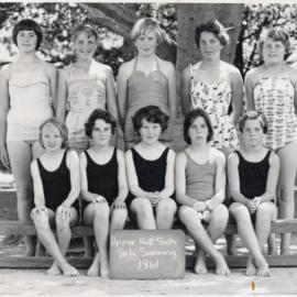 Upper Hutt School, girls' swimming team; 1961