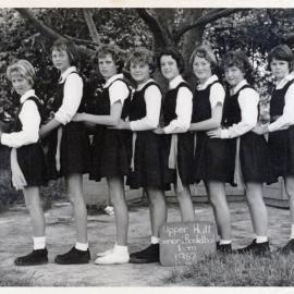 Upper Hutt School, Netball Seniors Team 1; 1962