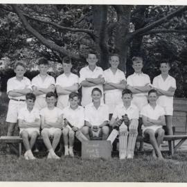 Upper Hutt School, Cricket 1st XI; 1962