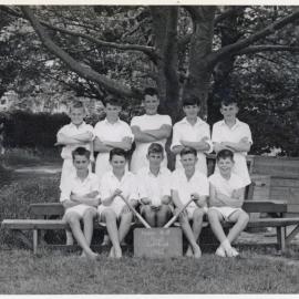 Upper Hutt School, boys' softball team; 1962