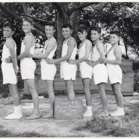 Upper Hutt School, boys' physical education team; 1962