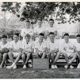 Upper Hutt School, boys' softball team; 1963