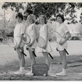 Upper Hutt School, tennis team; 1963