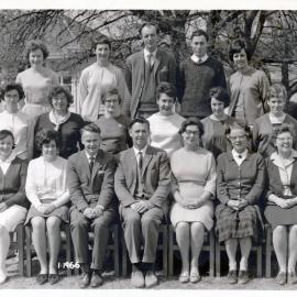 Upper Hutt School, Staff; 1966