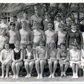 Upper Hutt School, swimming team(?); 1966