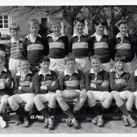 Upper Hutt School, Rugby 1st XV; 1966