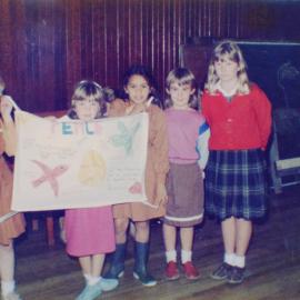 46th Pencarrow Brownie Pack (Upper Hutt); Peace Banners