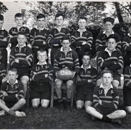 Upper Hutt School, unidentified rugby team; 1949