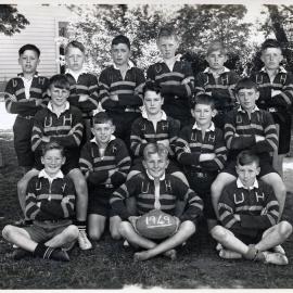 Upper Hutt School, unidentified rugby team; 1949