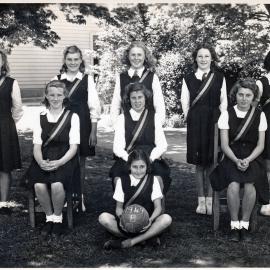 Upper Hutt School, Netball Team B; 1949