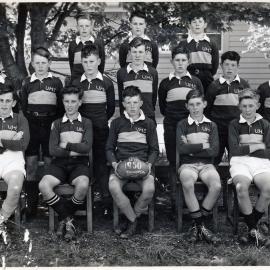 Upper Hutt School, Rugby Juniors Team A; 1950