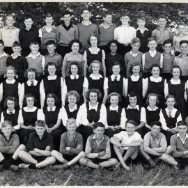 Upper Hutt School, unidentified class; 1950