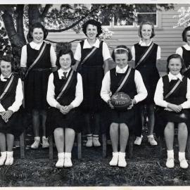 Upper Hutt School, Netball Team C; 1950