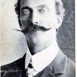 Adam King Jowitt (Creamo) as a young man. Prominent Upper Hutt retailer, 1930s and 40s.