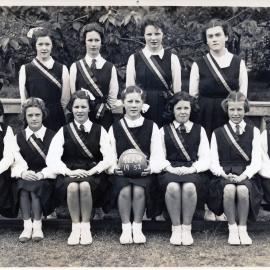 Upper Hutt School, Netball Team C; 1952