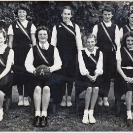 Upper Hutt School, Netball Team A; 1951