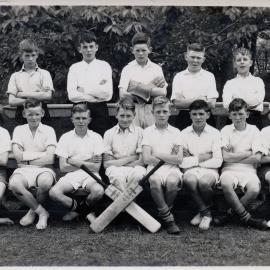 Upper Hutt School, unidentified cricket team; 1952