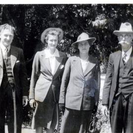 Jowitt family; Evans and Agnes (née Jowitt) Rowse, Ivy and Adam King ('Creamo') Jowitt.