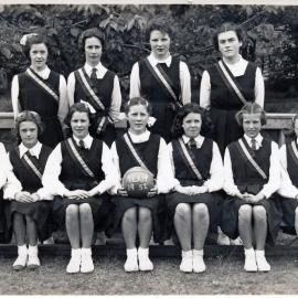 Upper Hutt School, Netball Team C; 1952