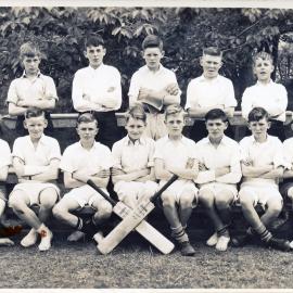 Upper Hutt School, unidentified cricket team; 1952