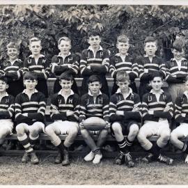 Upper Hutt School, unidentified rugby team; 1952