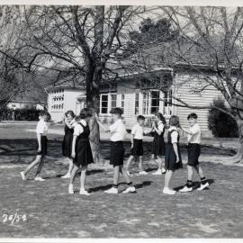 Upper Hutt School, unidentified dance group; 1952