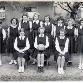 Upper Hutt School, Netball Team C; 1953