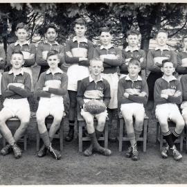 Upper Hutt School, Rugby Juniors Team A; 1953