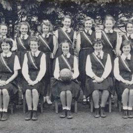 Upper Hutt School, Netball Team B; 1953