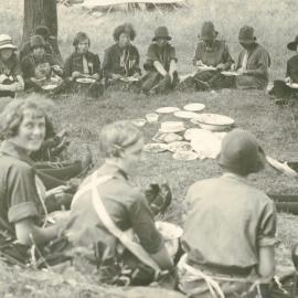 Girl Guide Dominion Camp; Trentham, Upper Hutt; 1930