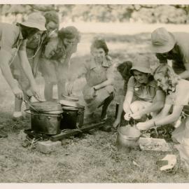 Girl Guide Dominion Camp; Trentham, Upper Hutt; 1930