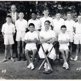 Upper Hutt School, boys' softball team; 1954