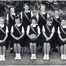 Upper Hutt School, Netball Team C; 1954