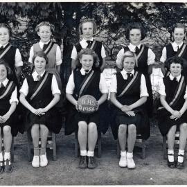 Upper Hutt School, Netball Team D; 1954