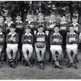 Upper Hutt School, Rugby Team D; 1954