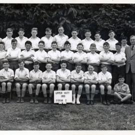 Upper Hutt School, Form 2; 1955